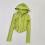Damen-Kapuzenpullover, schmale Passform, gerippter Saum 1