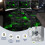 Geometric Comforter Set Green Black 3 PCS Honeycomb Design 4