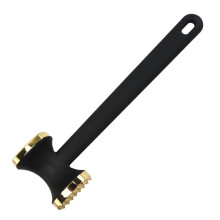 Martillo ablandador de carne de aleación, herramienta de cocina, 1 unidad