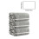 Strandhanddoekenset, gestreept, absorberend, sneldrogend, 3-delig 8