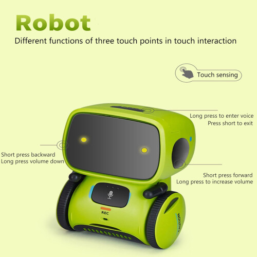 Remote Control Robot Toy Interactive Smart Touch-Controlled 2