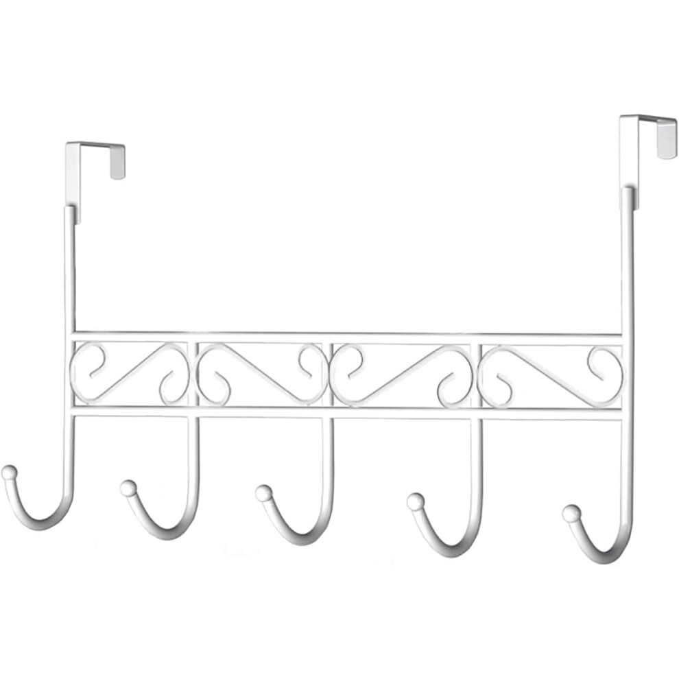 Over The Door Hooks Heavy Duty 5-Pack 913211350775
