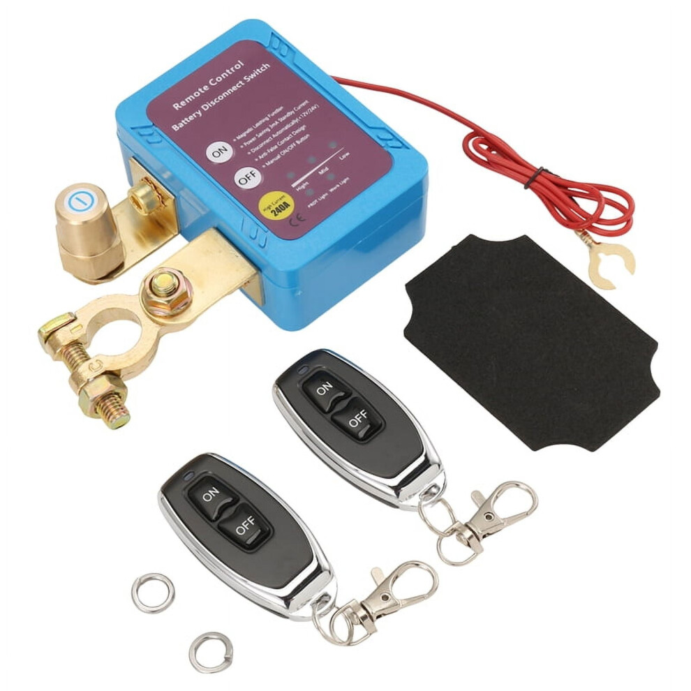 12V Remote Battery Disconnect Switch 240A 913211347607