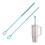 Straw Cleaning Brush Set Silicone 2 pcs 6mm 9mm 1