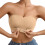 Women's Front-Closure Strapless Bra Khaki L 1