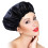 Satin Sleeping Cap Black One Size 3