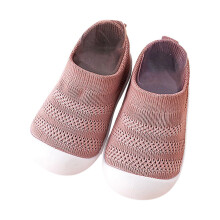 Toddler Soft Shoes Breathable Flat Bottom Non Open Toe Toddler Shoes for Indoor Outdoor,Z01 Pink,6
