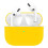 AirPods Pro compatible silicone case yellow 2