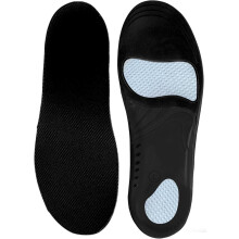 QIANJIA Kids Orthotic Arch Support Insoles, Plantar Fasciitis Cushioning, Shock Absorption, Deep Heel Cup, for Flat Feet & Heel Pain Relief (XL)