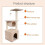 Cat tree scratching post dark grey 90 cm 5