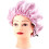 Satin Sleeping Cap for Hair Care Adjustable Pink 3
