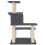 vidaXL cat tree dark grey 82.5 cm with sisal posts 4