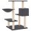 vidaXL cat tree dark grey 82.5 cm with sisal posts 5