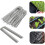 Grampos para paisagismo em aço galvanizado, 15 cm (6 polegadas), pacote com 100 unidades 1
