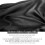 Black satin bonnet for women, adjustable, 1 piece 4