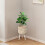 Support en bois tressé pour pots de fleurs d'intérieur 1