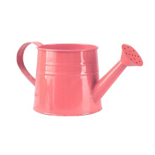 Rote Metallgießkanne, langlebig, rostbeständig, 1 Gallone
