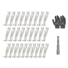 Aluminum Gutter Brackets Heavy Duty Concealed 28 pcs