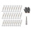 Aluminum Gutter Brackets Heavy Duty Concealed 28 pcs 1