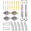 Kit de fixation pour voile d'ombrage, acier inoxydable 304, 1 ensemble 1