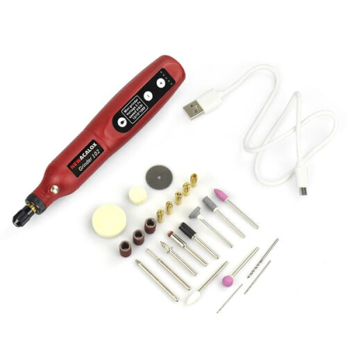 Mini rotary tool with 5 speed settings and LED light 2