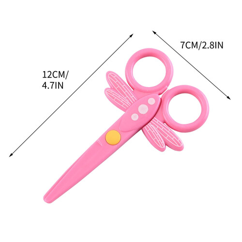 Jacenvly scissors for paper and plastic, 1 pair 1