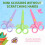 Jacenvly scissors for paper and plastic, 1 pair 8