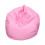 Velvet Bean Bag Chair Soft Round Compact 1 Pc 1