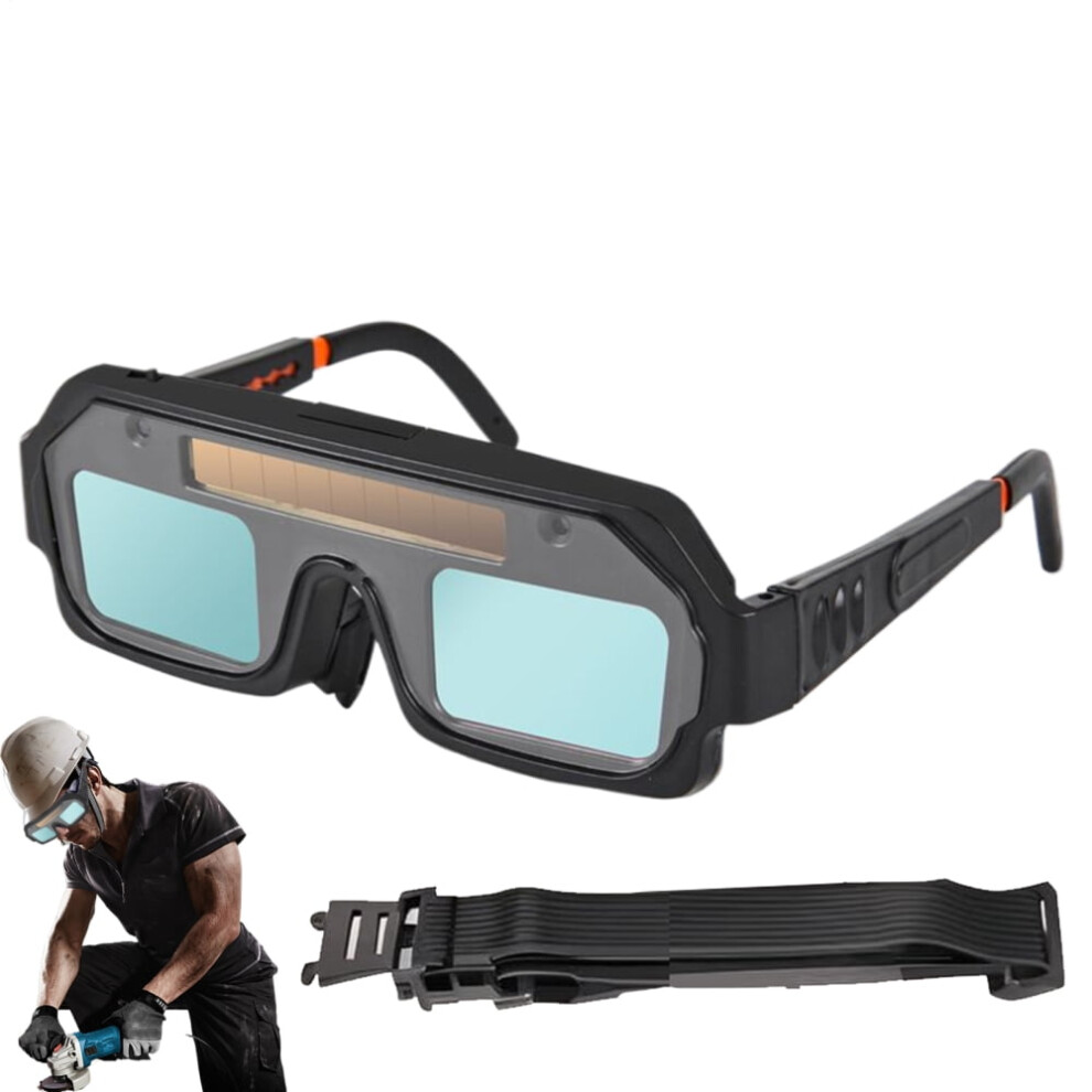Welding Goggles Auto-Darkening Solar-Powered 3 Modes 971050099057
