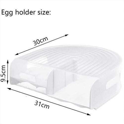 Refrigerator Egg Holder U-Shaped Stackable Storage 1