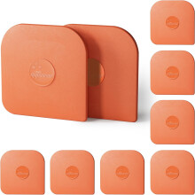 Pot Scraper Plastic Non-Scratch for Cast Iron 5 Pcs