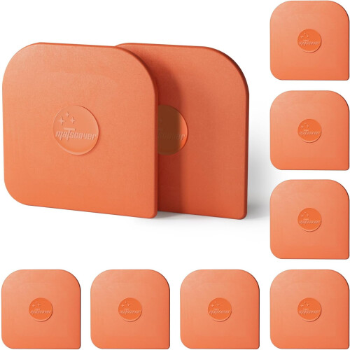 Pot Scraper Plastic Non-Scratch for Cast Iron 5 Pcs