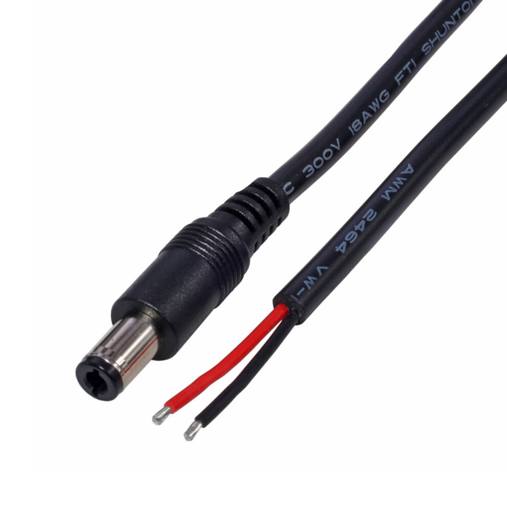 Dc6330 Male Plug To Bare Wire Cable 20.75 Mmâ² 908436504010