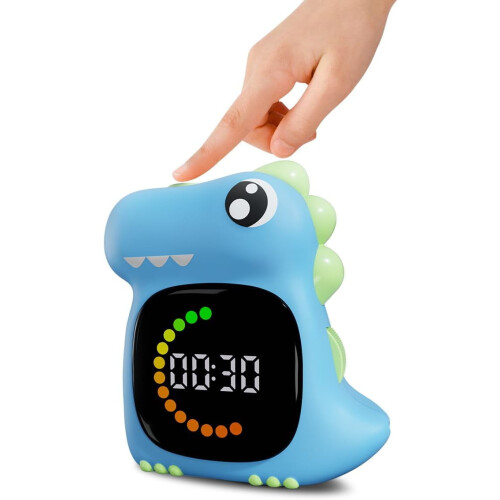 Blue LED rechargeable countdown timer for classroom and