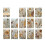 Embossed Flower Leaf Paper for Scrapbooking 23 Sheets 1