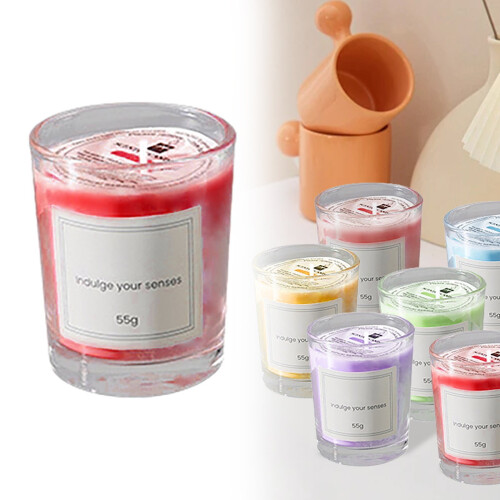 Jasmine Scented Candle in Glass Cup 1X 1