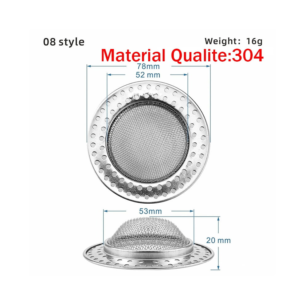 Stainless Steel Sink Strainer Mesh Filter 1 Pack 971050109268