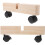 Wooden Privacy Screen Divider Stand 2 pcs 8