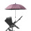 Baby pram umbrella with clamp red 1 piece 8