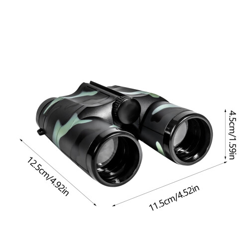 Children's Camouflage Binoculars 4x Magnification for Ages 2