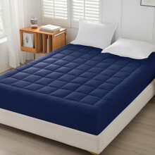 Protège-matelas matelassé en coton, format standard (1 pièce)