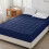 Protège-matelas matelassé en coton, format standard (1 pièce) 1