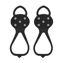 Ice Grippers for Shoes and Boots with Steel Spikes,