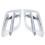 Motorcycle Chrome Left Right Fairing Accent Grilles for  Goldwing GL1800 2001-2011 3