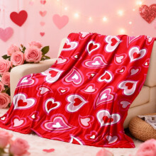 AuroraX soft reversible throw blanket 50x40 inch