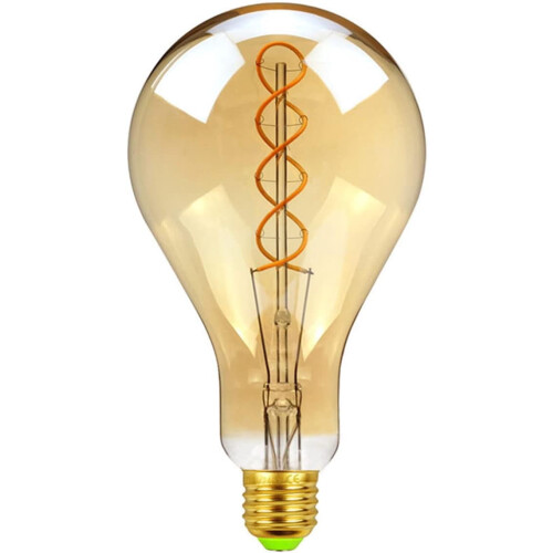Λαμπτήρας LED Edison E27 σφαιρικός σπειροειδής νήμα 4W