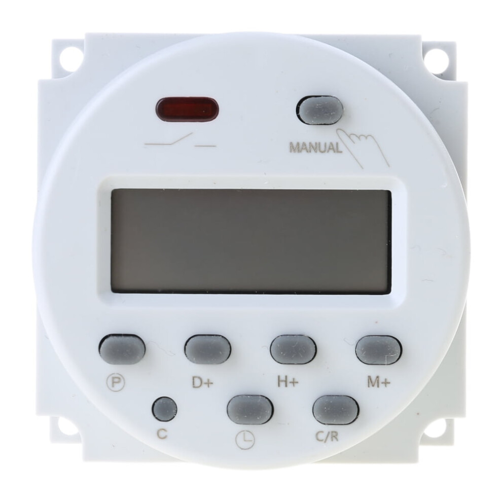 LCD Digital Timer Switch Weekly Programmable 1 Unit
