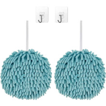 Chenille håndklær myke mikrofiber 2-pakning