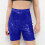 Girls' sequin dance shorts blue size 6-12 2