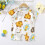 AVTOIFY baby short sleeve bodysuit white 0M 2